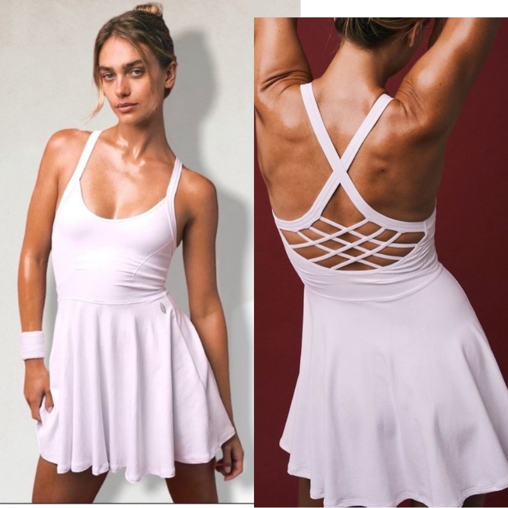 Free People | Good Karma Tennis Dress Set | White